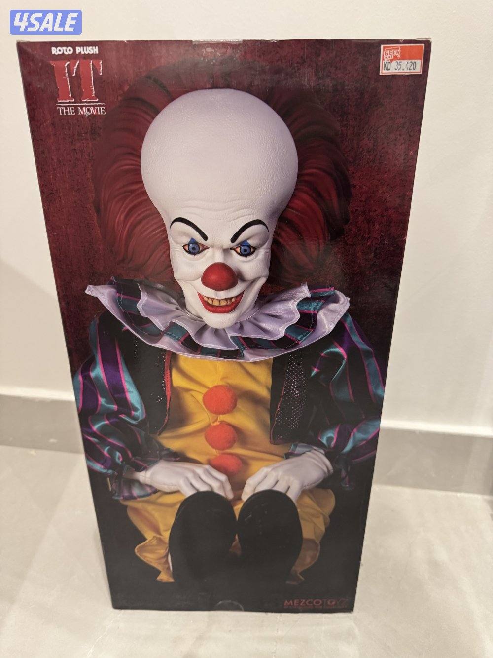 مجسم it من جييكي جديد بالعلبه لم يستخدم سعره ٣٥ جديد البيع ٣٠ دينار1