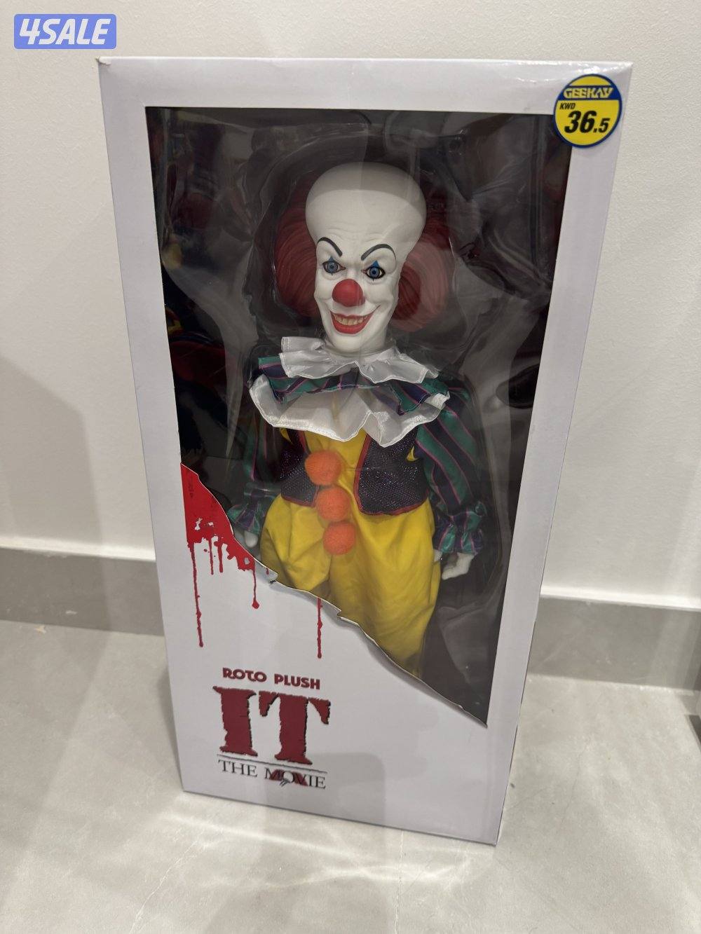 مجسم it من جييكي جديد بالعلبه لم يستخدم سعره ٣٥ جديد البيع ٣٠ دينار2