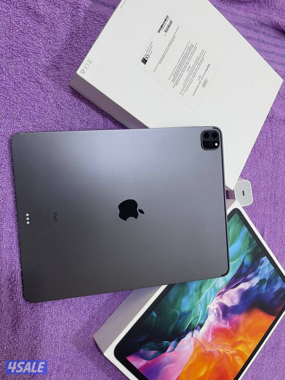 ايباد برو 128 غيغا 12.9 انش الجيل الرابع البطاريه 90 نظيف حيل مو مفتوح6