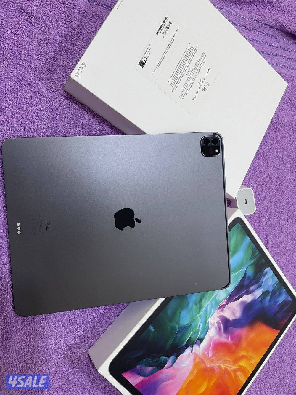 ايباد برو 128 غيغا 12.9 انش الجيل الرابع البطاريه 90 نظيف حيل مو مفتوح7