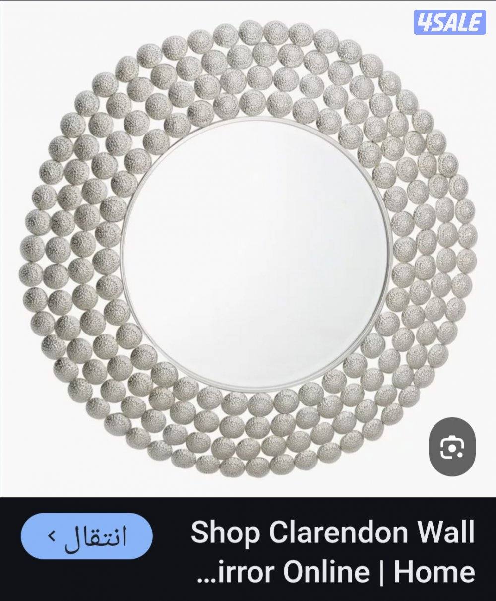 سرير من ايكيا مع الماترس بحاله نظيفه جدا مع مرآة حائط من هوم سنتر كبير6