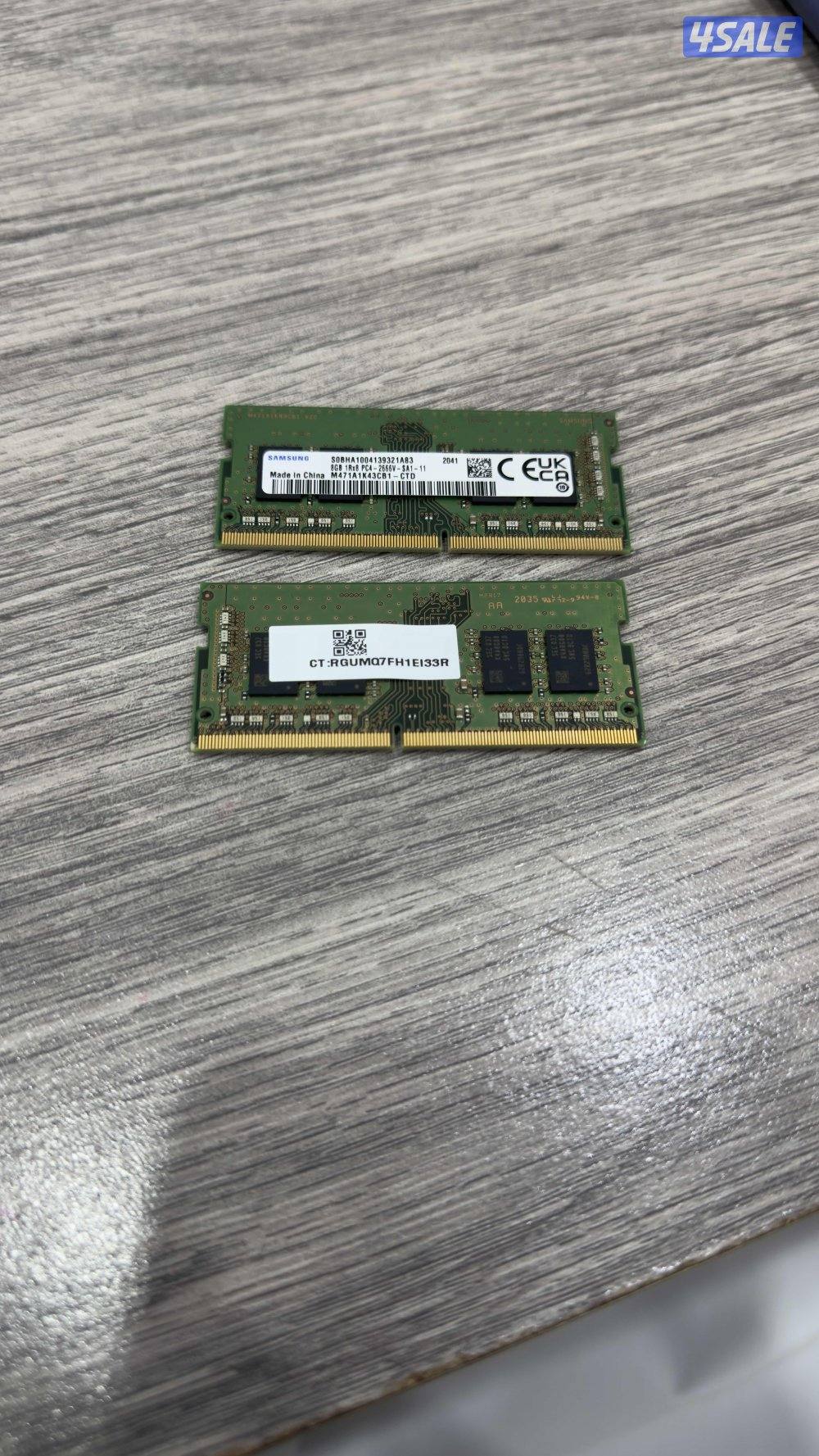 2*8 = 16GB laptop RAM DDR4 2666mhz (used like new)1
