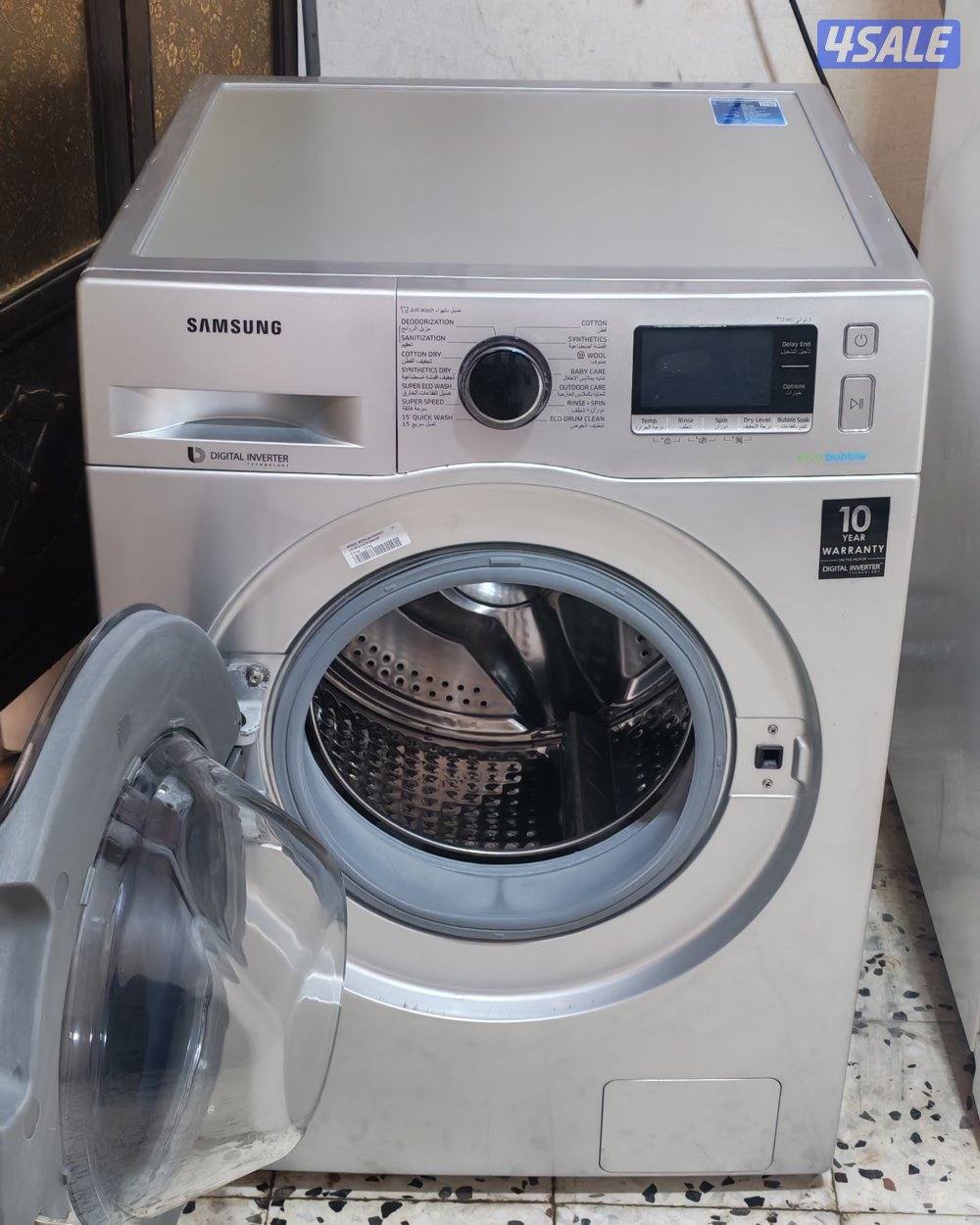 غسالة سامسونج 8 كيلو تنشيف كامل1