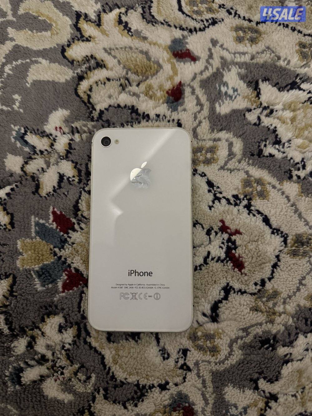 ايفون ٤ اس - ١٦ جيجا - حاله ممتازه جدا - مو مبدل شيء1