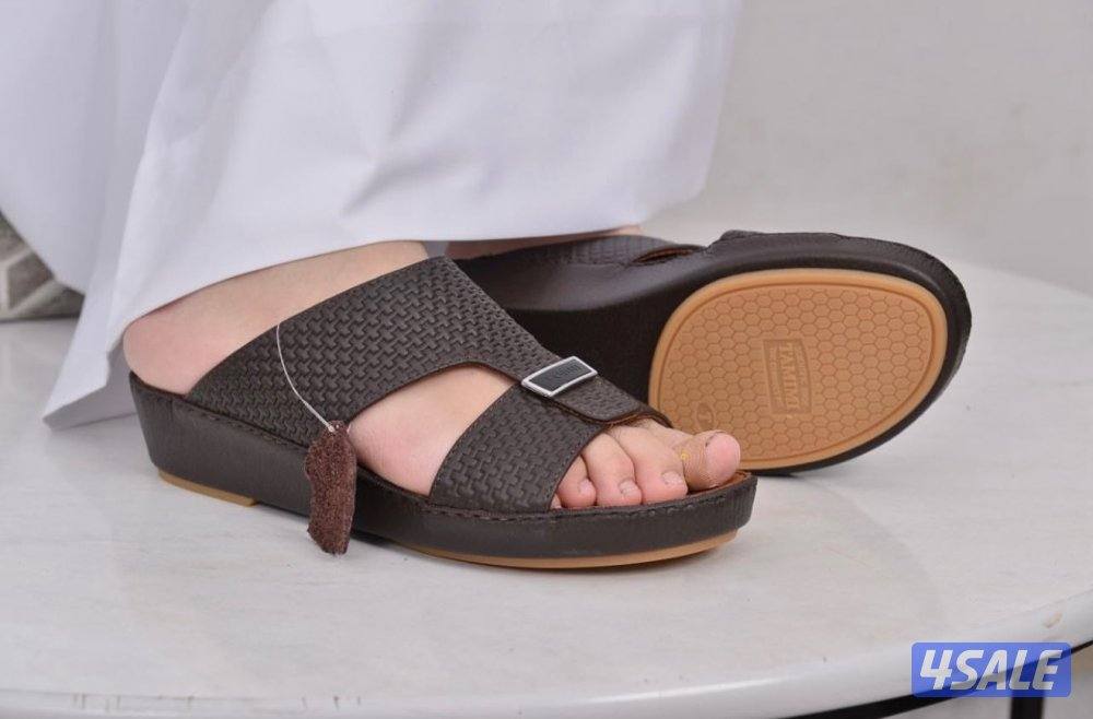 نعال  تميمه صناعه تايلندي ارضيه طبيه جلد طبيعي امن افضل الانواع2