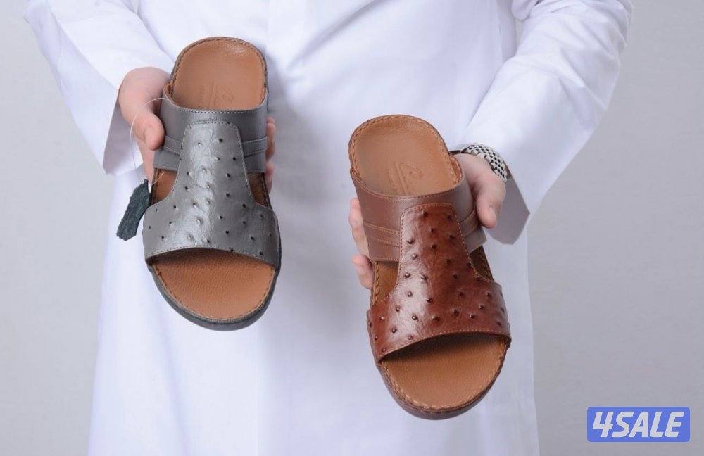 نعال  تميمه صناعه تايلندي ارضيه طبيه جلد طبيعي امن افضل الانواع3