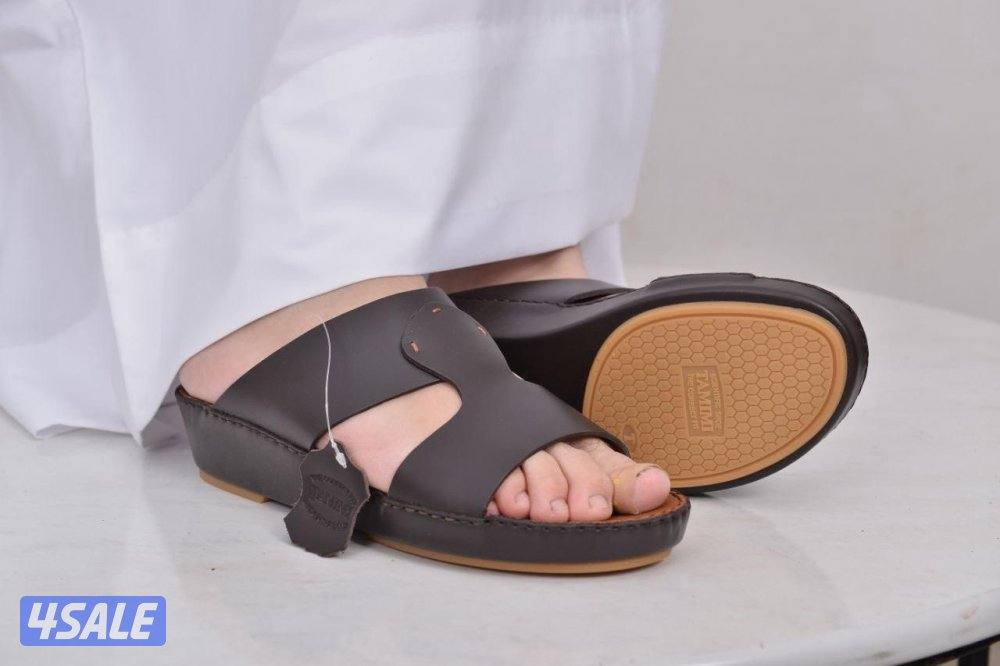 نعال  تميمه صناعه تايلندي ارضيه طبيه جلد طبيعي امن افضل الانواع9