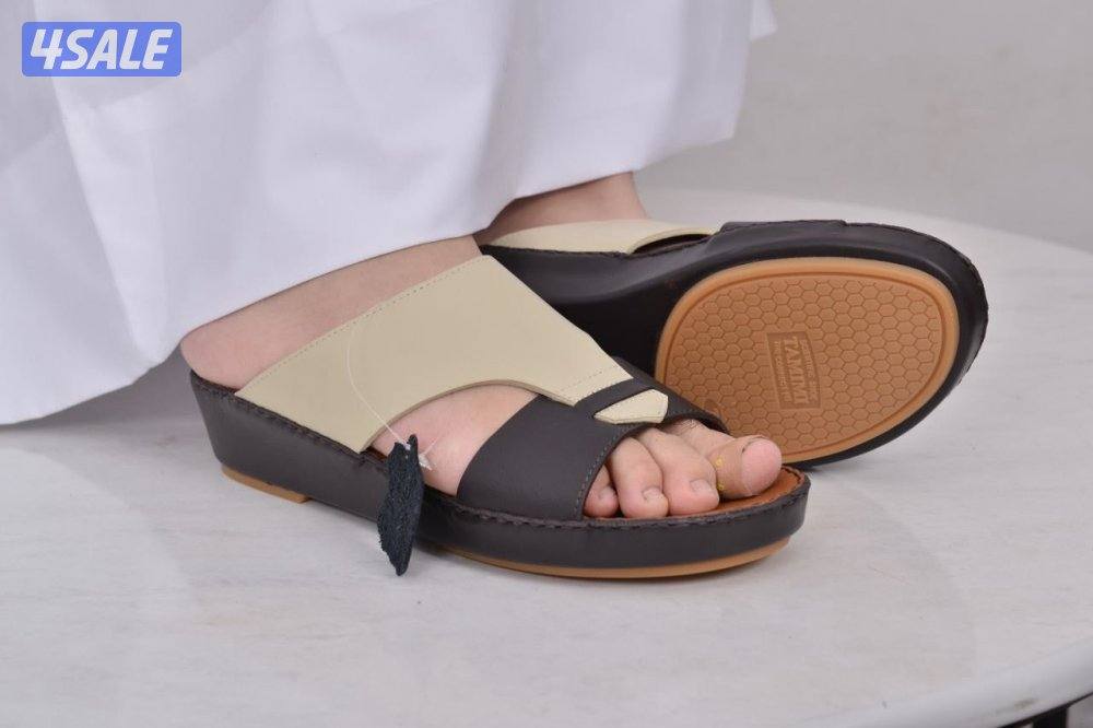 نعال  تميمه صناعه تايلندي ارضيه طبيه جلد طبيعي امن افضل الانواع14