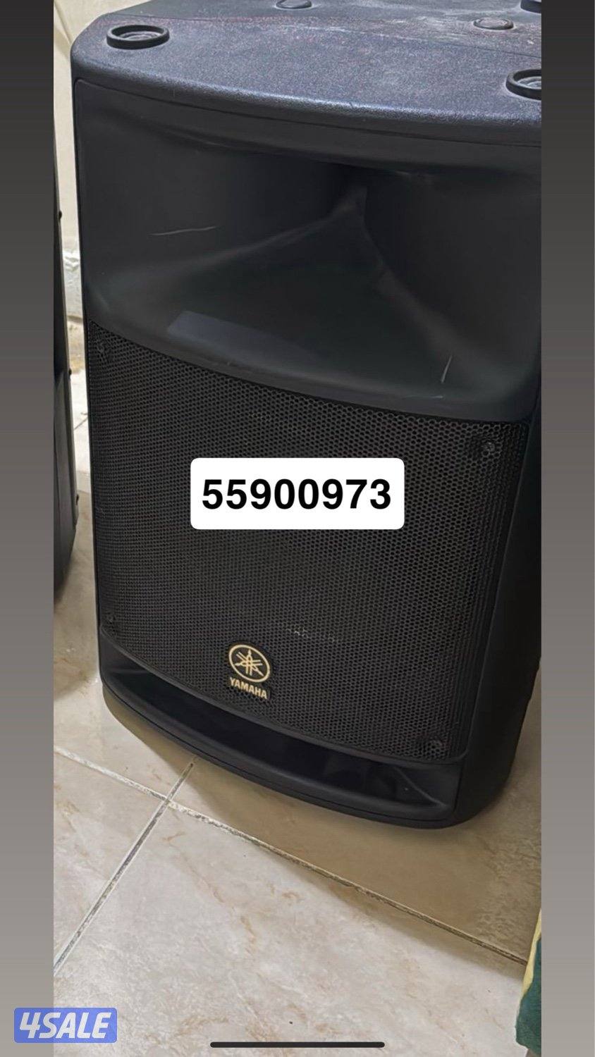 للبيع سماعه ياماها 400 واط مقطوعه من السوق  وصوت واضح وقوي0