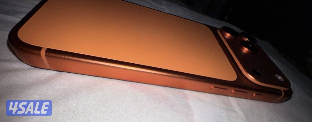 للبيع ايفون 17 برو ماكس 256 قيقا برتقالي شبه جديد3