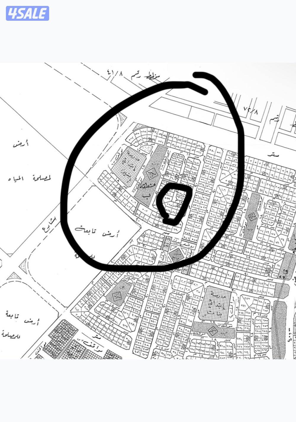 للبيع ارض في الخفجي حي غرناطة المساحة 9371