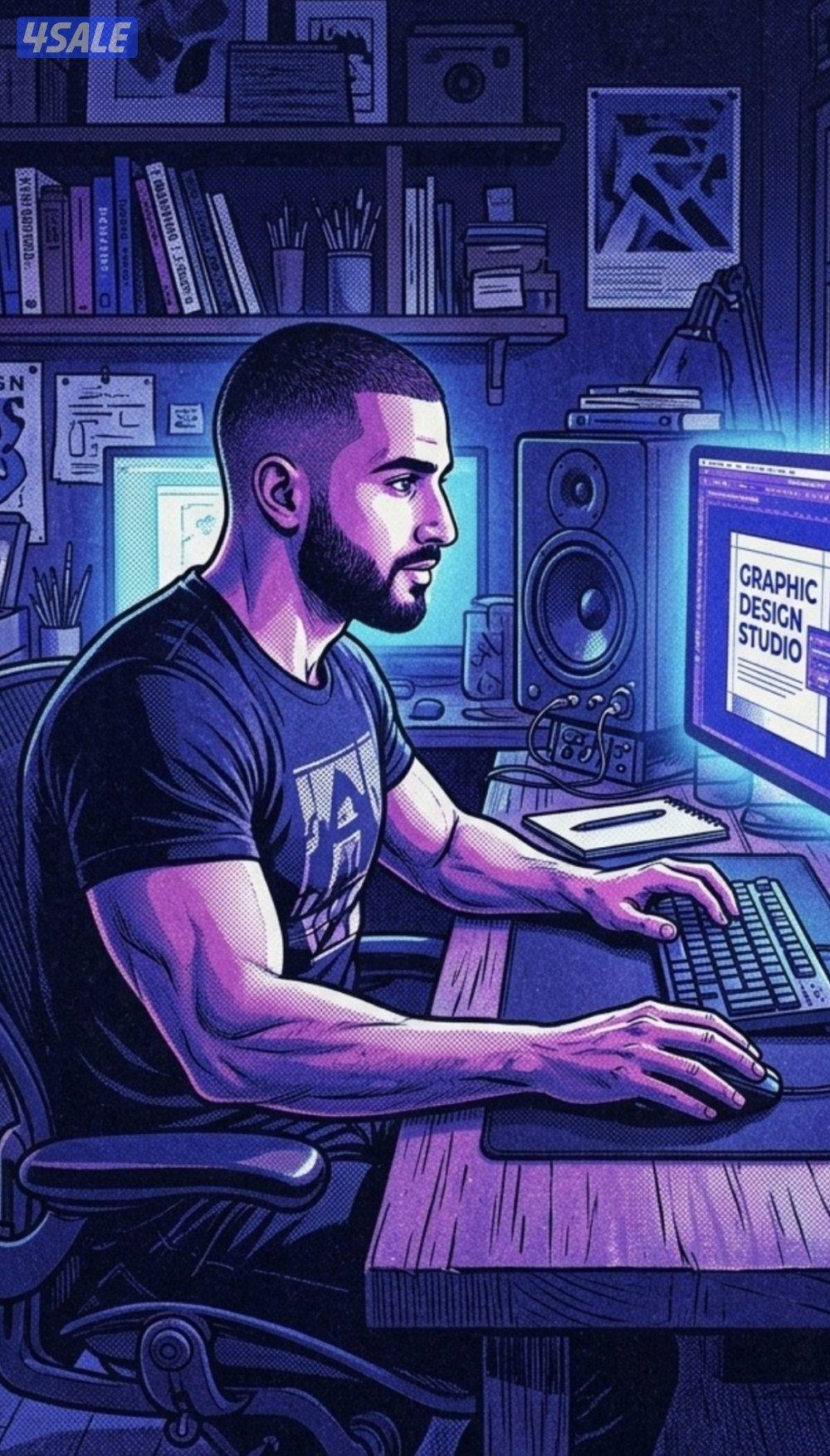 مصمم جرافيك و مصور منتجات ابحث عن عمل جزئي او الكامل0