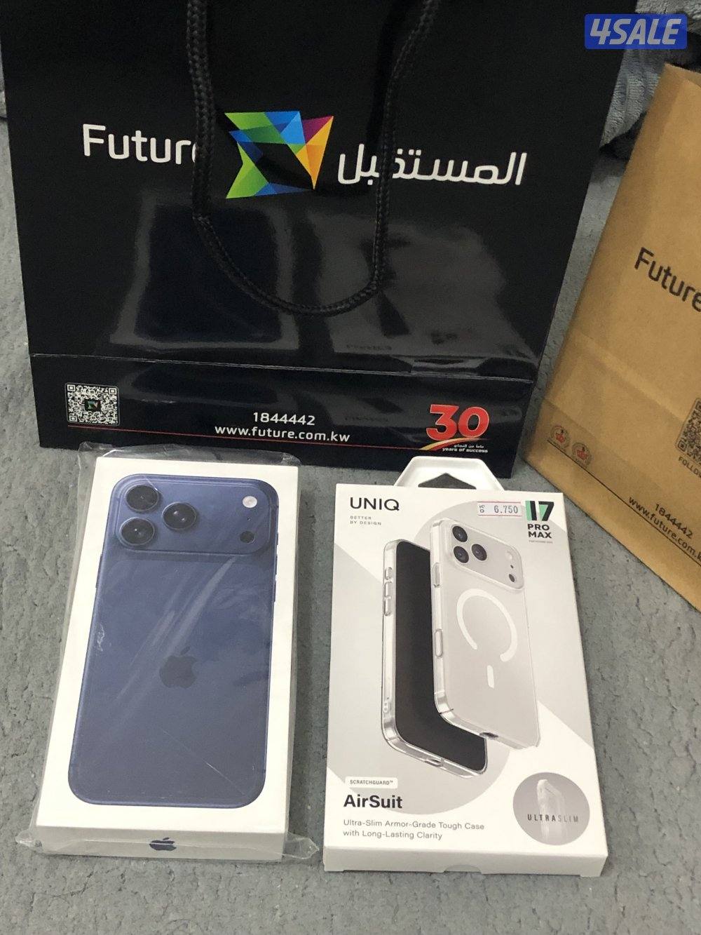 آيفون 17 بروماكس نسخة الشرق الأوسط 1 تيرا بايت ، جديد ومغلف2