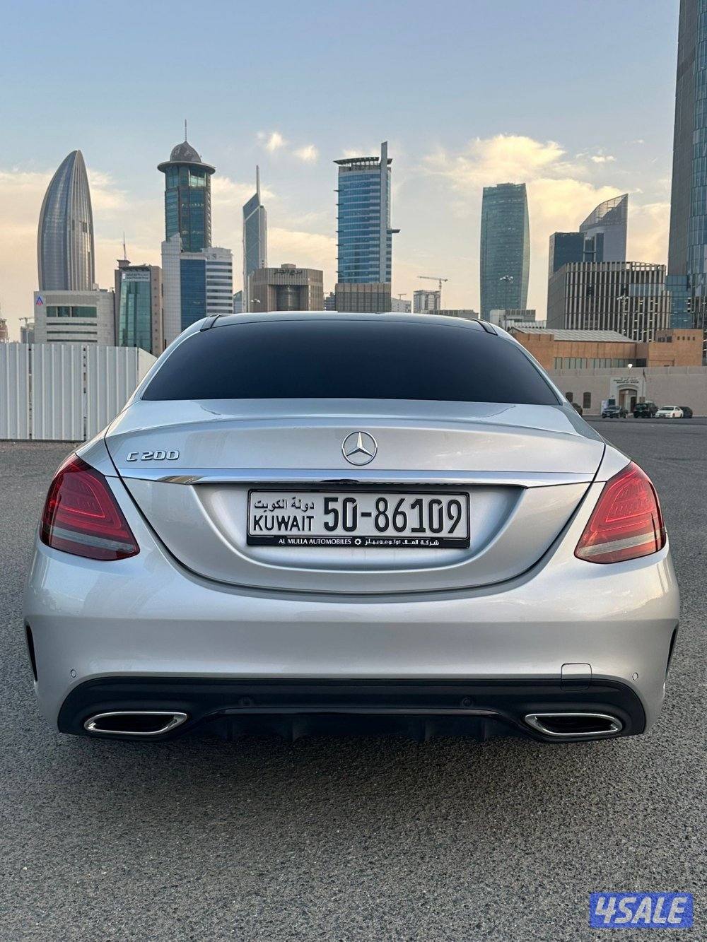 مرسيدس C200-بحالة نادره-موديل 2020-صبغ الوكالة-عداد 64 Km فقط5