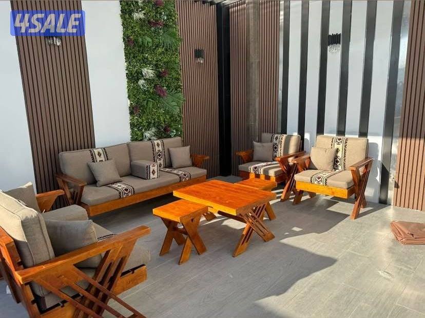 كراسي خشب+كراسي حديد4