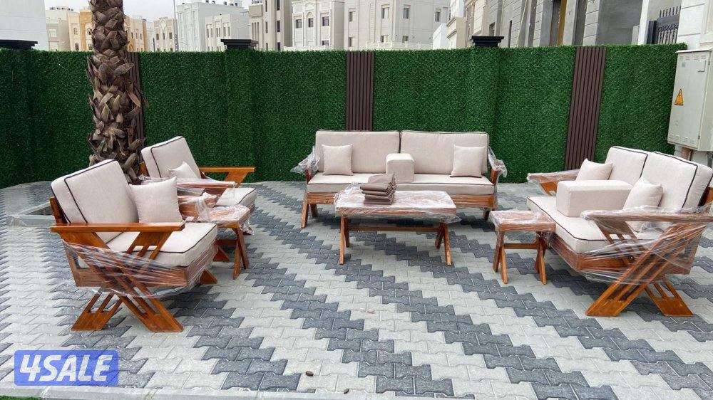 كراسي خشب+كراسي حديد6