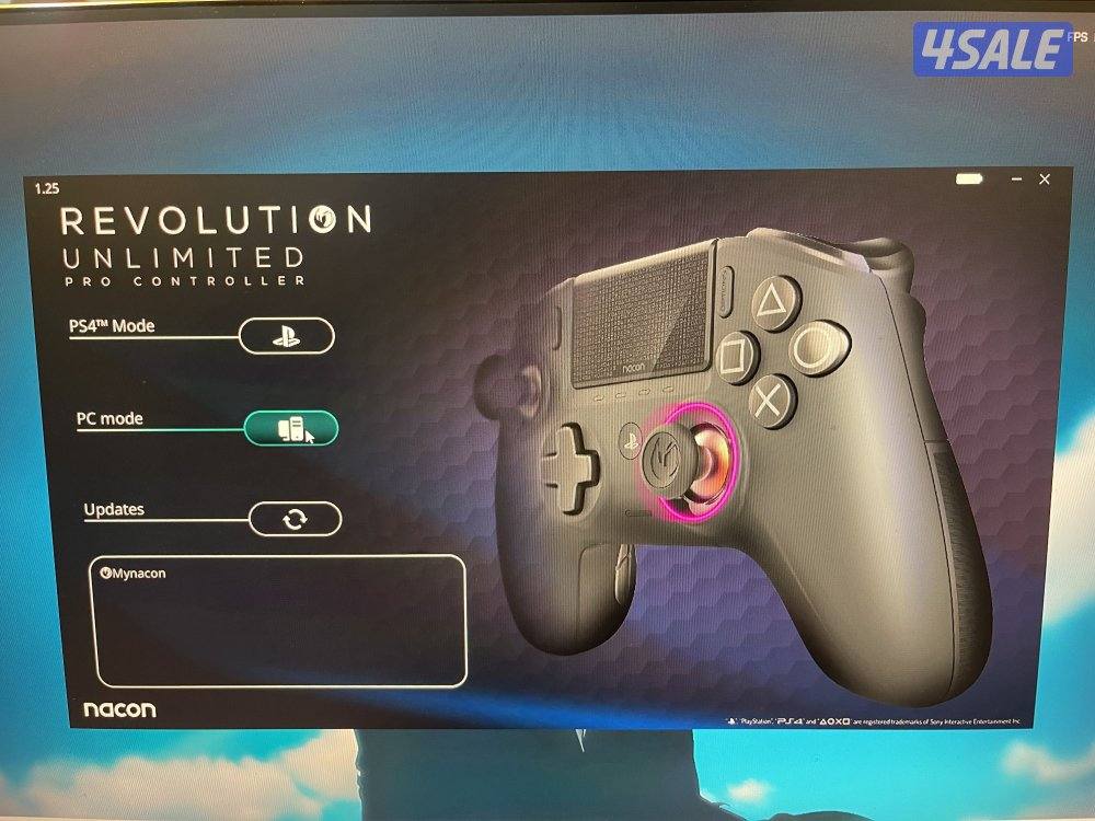 للبيع يد كنترولر احترافيه nacon revolution unlimited pro و كيبورد TKL7