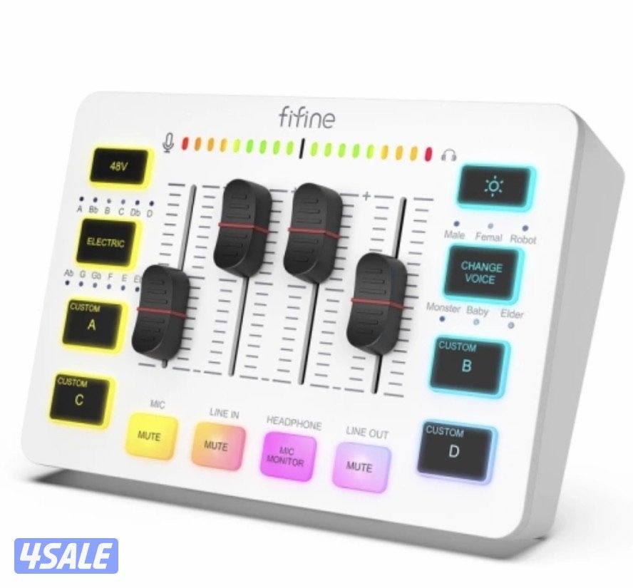 مكسر FIFINE SC3 شبه جديد للبيع0