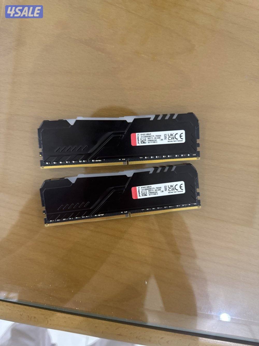 رمات للبيع 16 GB DDR4 3200MHZ1