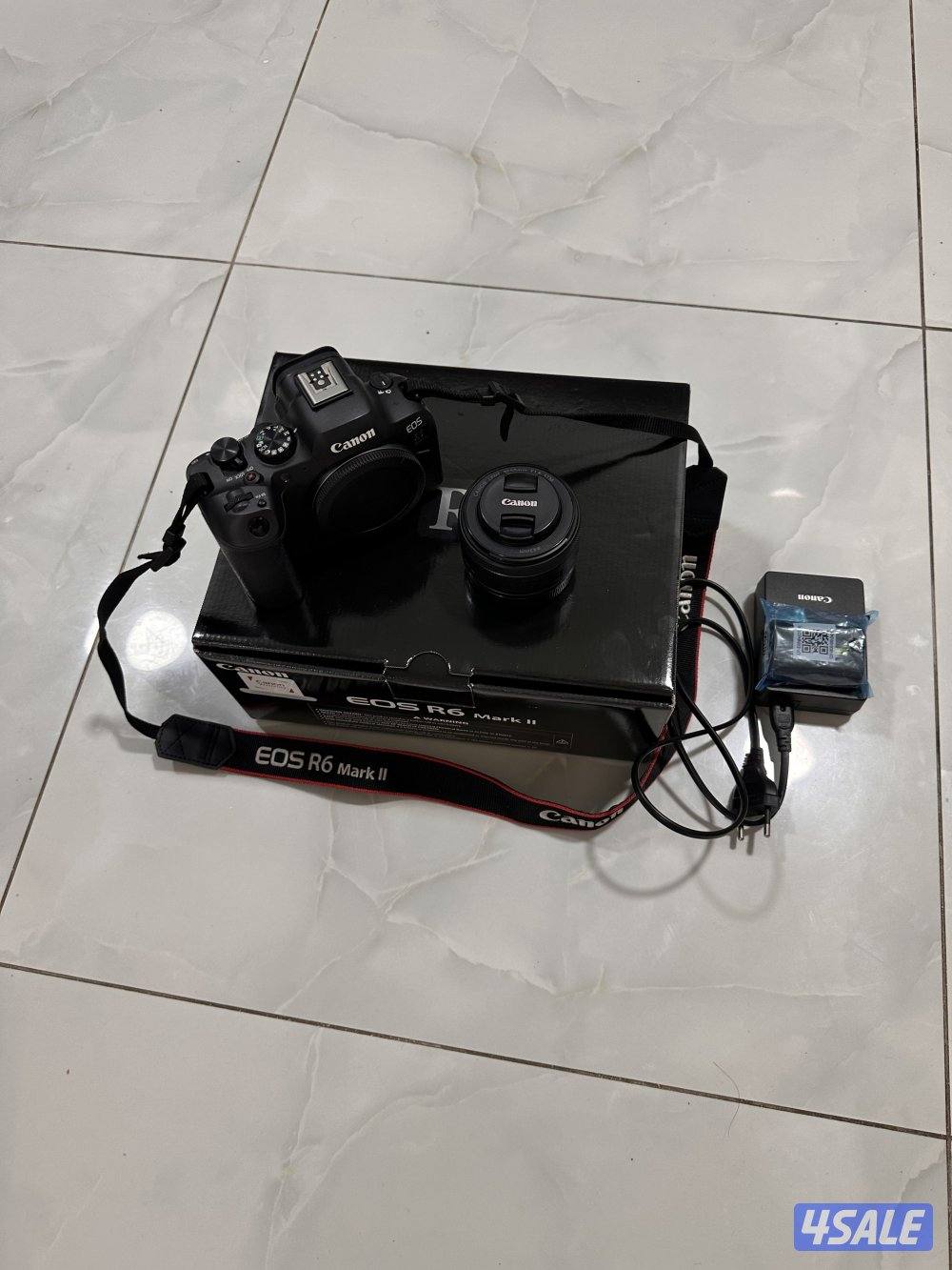 للبيع كاميرا كانون EOS R6 Markllمع عدسة كانون  RF 50mm f1.82