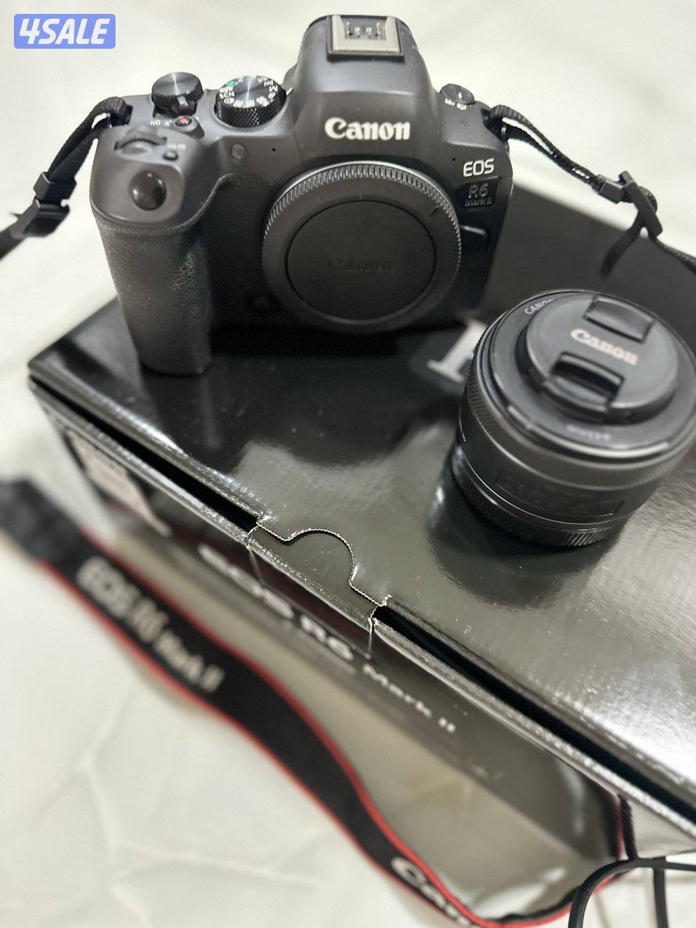 للبيع كاميرا كانون EOS R6 Markllمع عدسة كانون  RF 50mm f1.86