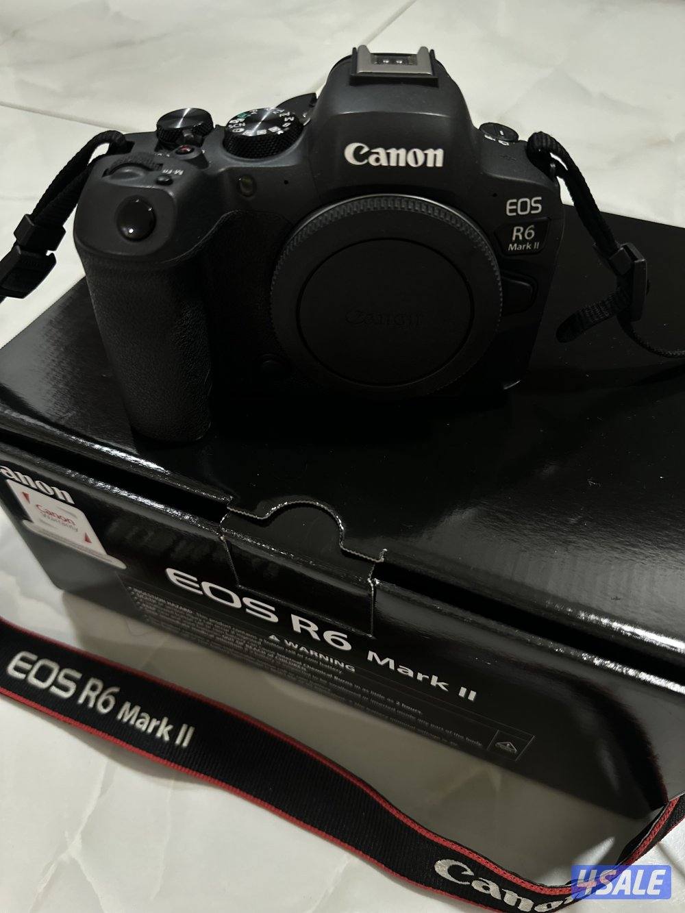 للبيع كاميرا كانون EOS R6 Markllمع عدسة كانون  RF 50mm f1.87