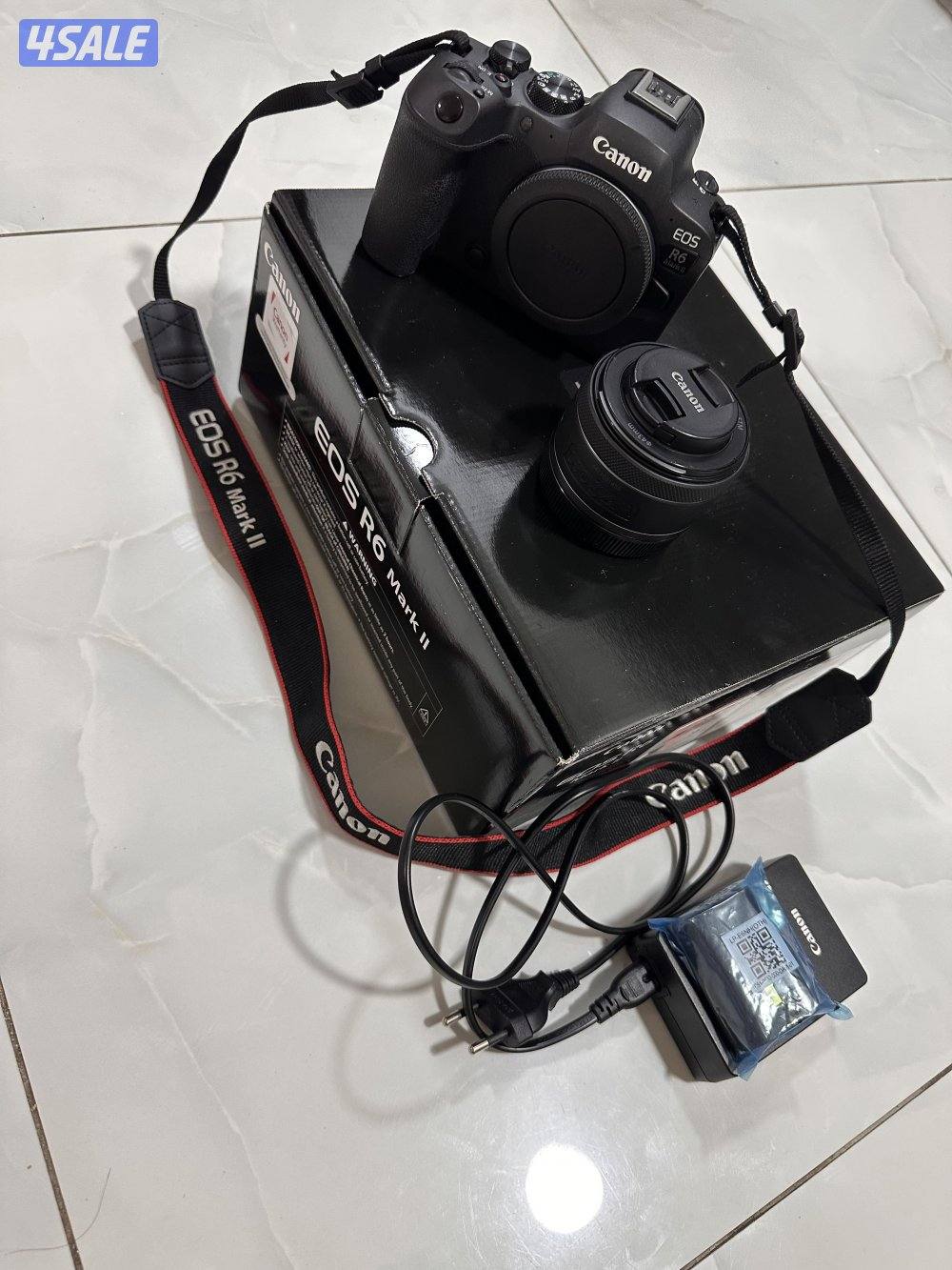 للبيع كاميرا كانون EOS R6 Markllمع عدسة كانون  RF 50mm f1.811