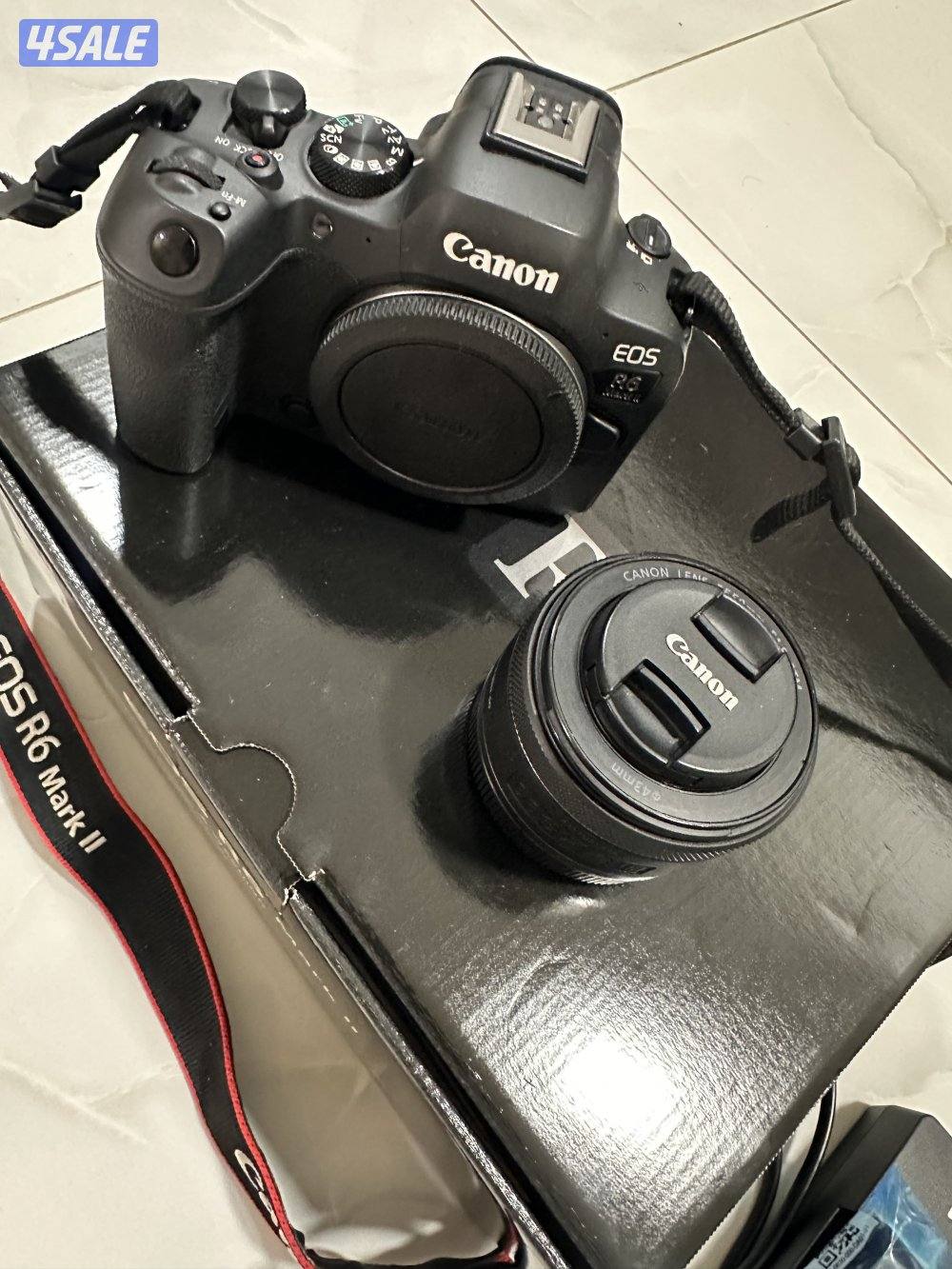 للبيع كاميرا كانون EOS R6 Markllمع عدسة كانون  RF 50mm f1.812