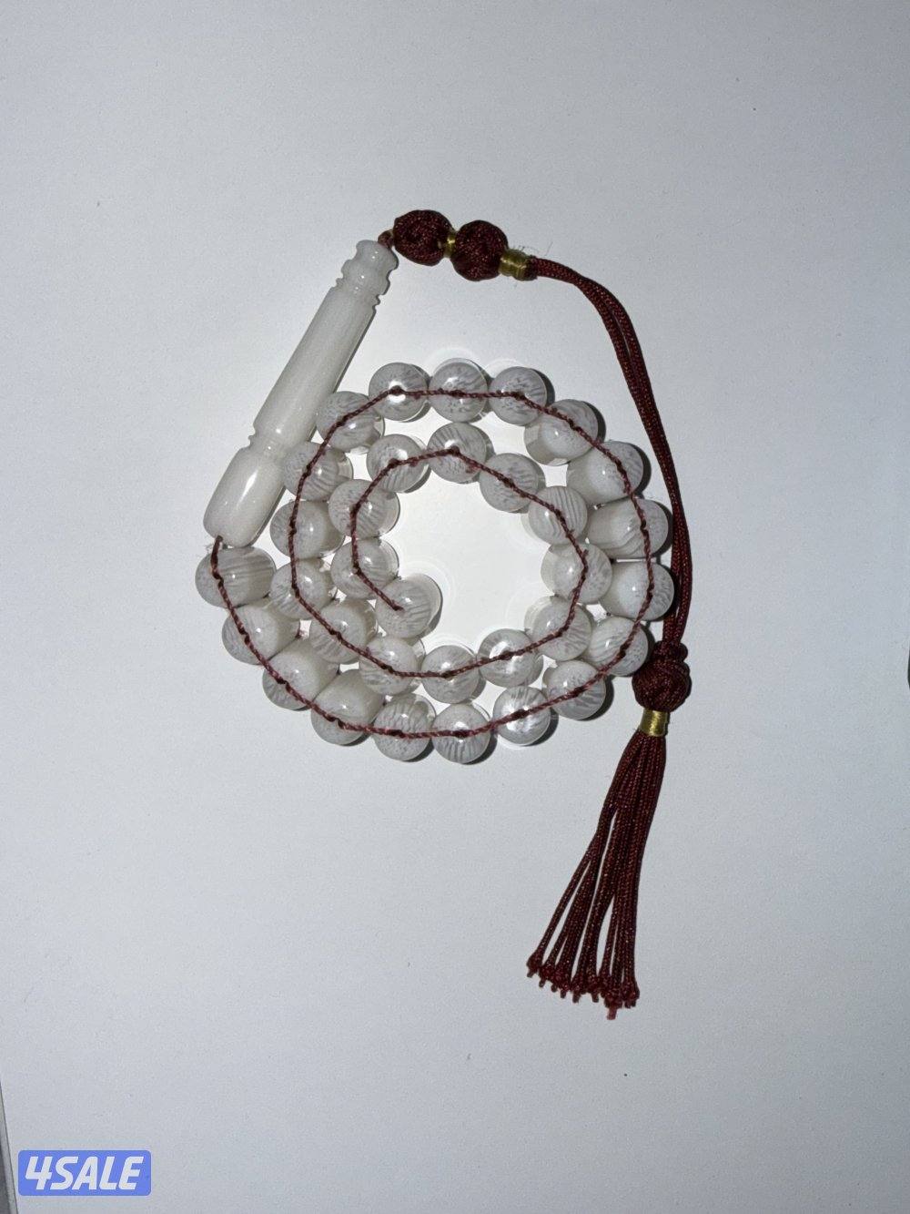 مسباح يوناني 36 حبه كركوشه - مسباح بكلايت تمليكه لون كرزي 55 خرزه2