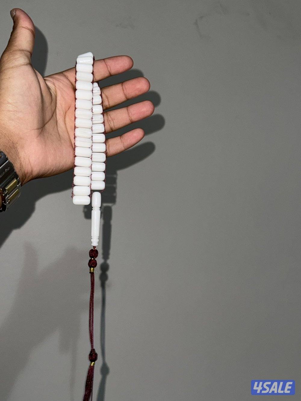 مسباح يوناني 36 حبه كركوشه - مسباح بكلايت تمليكه لون كرزي 55 خرزه4