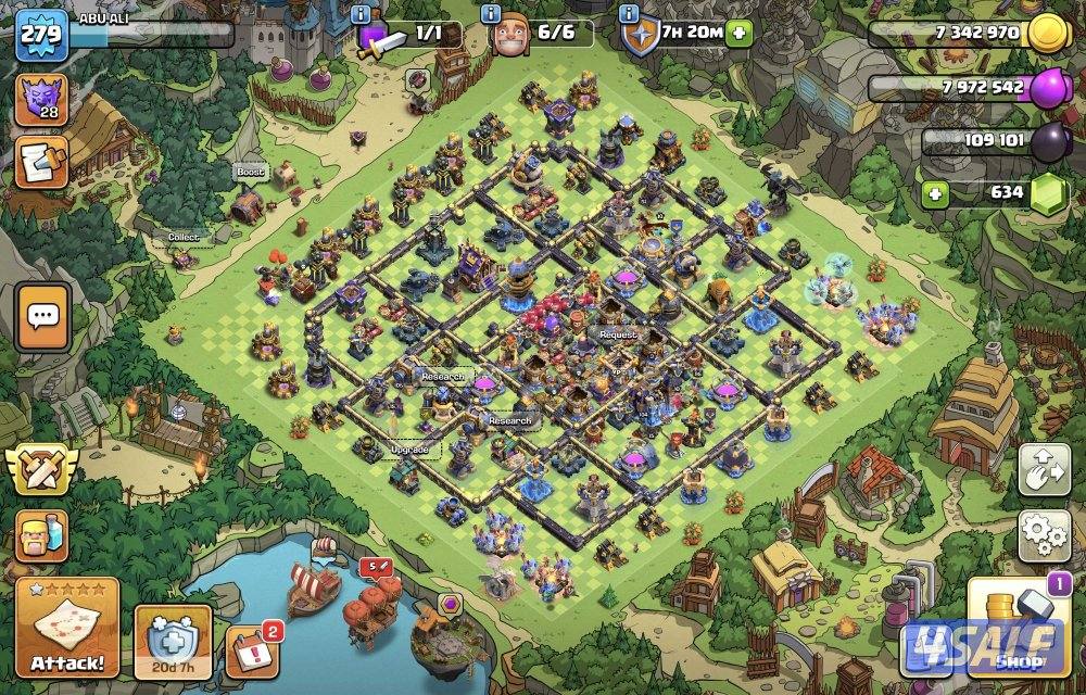 حساب كلاش اوف كلانس clash of clans للمعلومات واتساب0