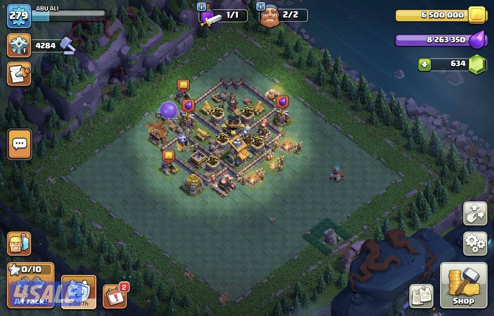 حساب كلاش اوف كلانس clash of clans للمعلومات واتساب2