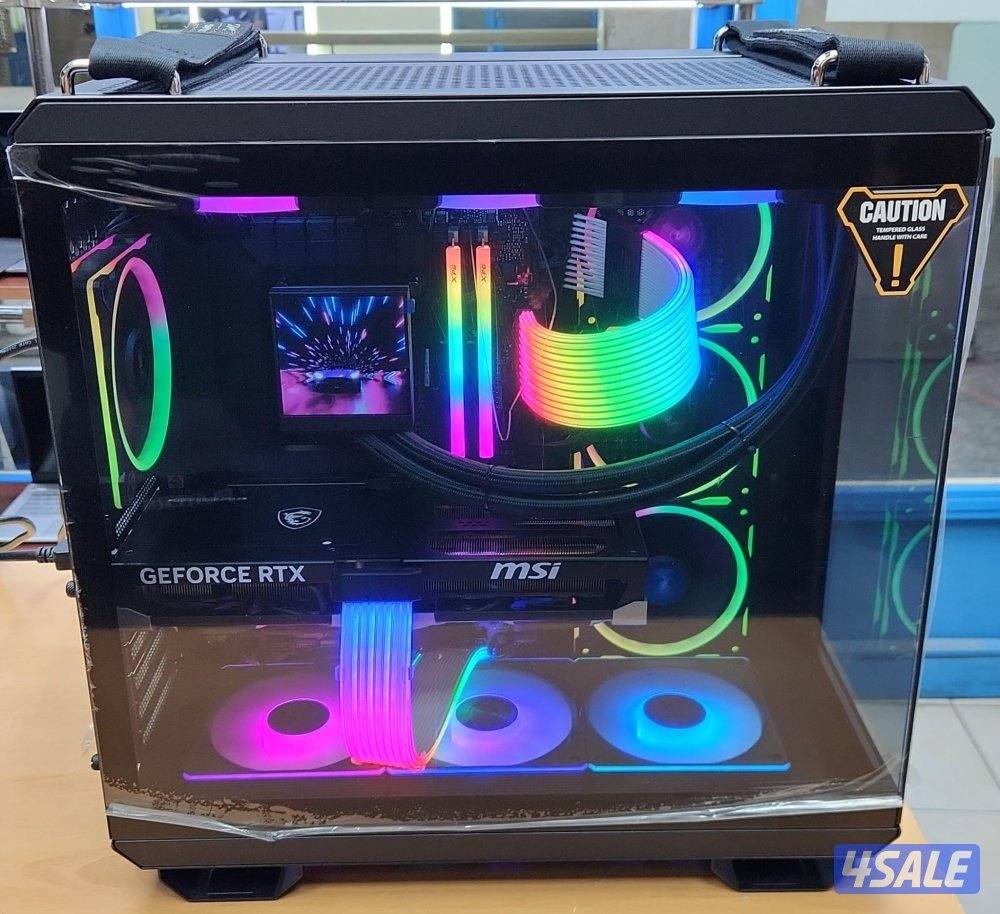 للبيع بي سي جيمنق Core i9 14gen 32GB ram DDR5/2TB ssd /5070 Ti RTX 16G3