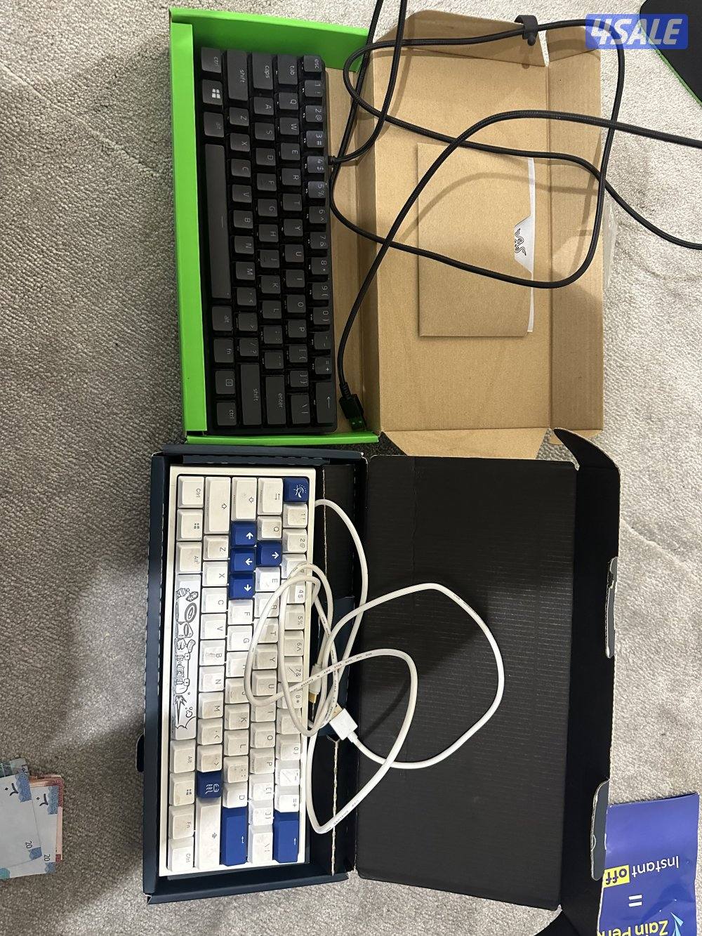 كيبورد وكيبورد ثاني وماوس وماوس باد1