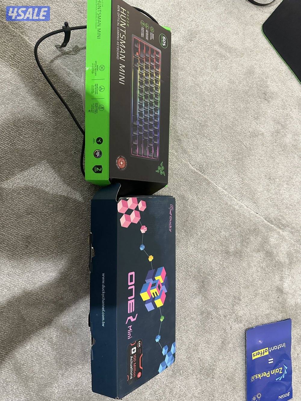 كيبورد وكيبورد ثاني وماوس وماوس باد2