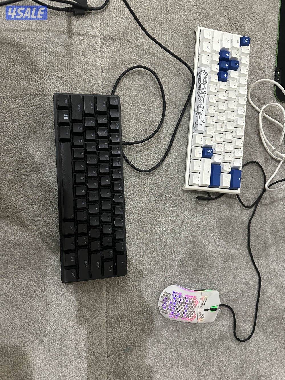 كيبورد وكيبورد ثاني وماوس وماوس باد5