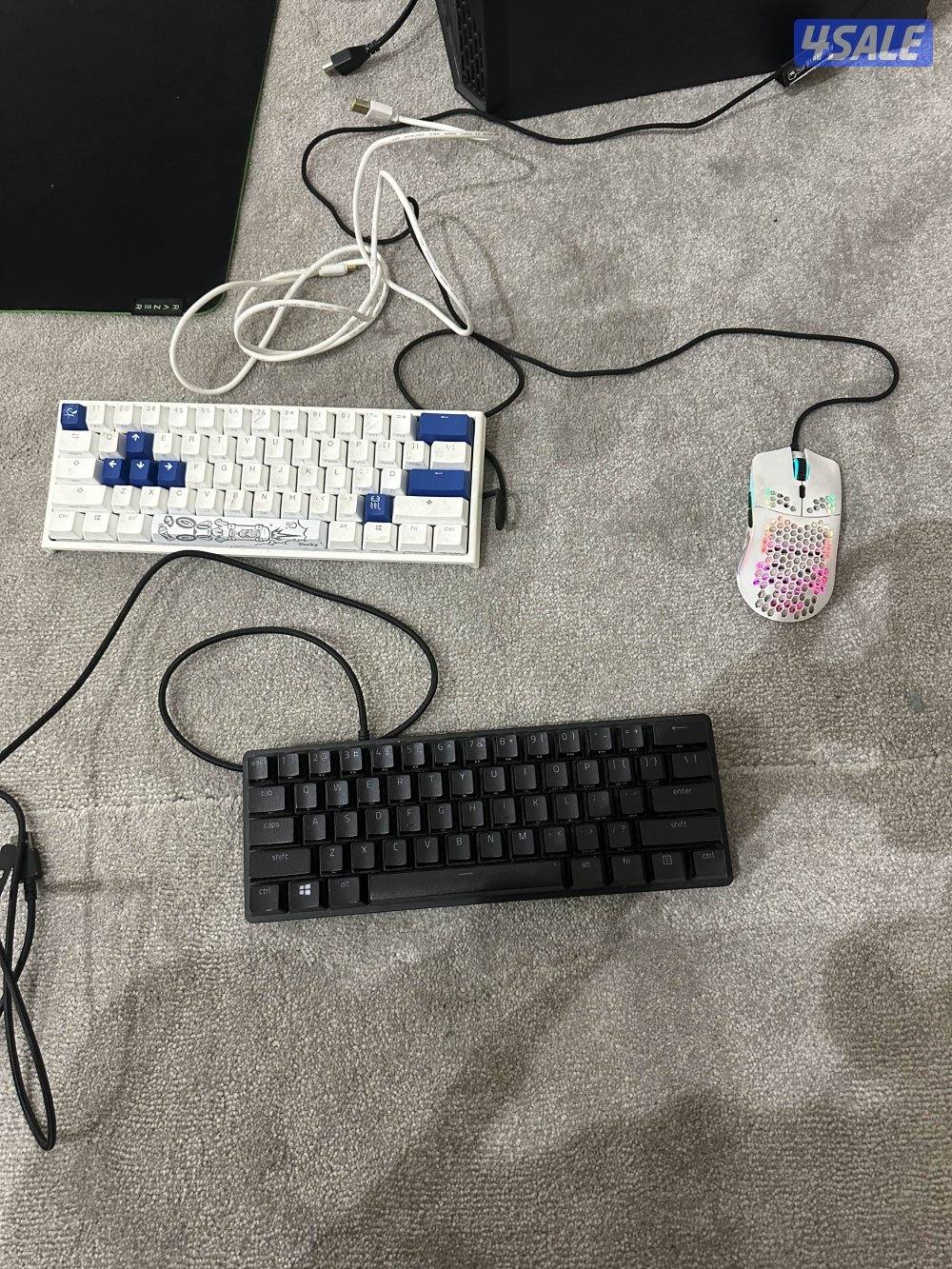 كيبورد وكيبورد ثاني وماوس وماوس باد6