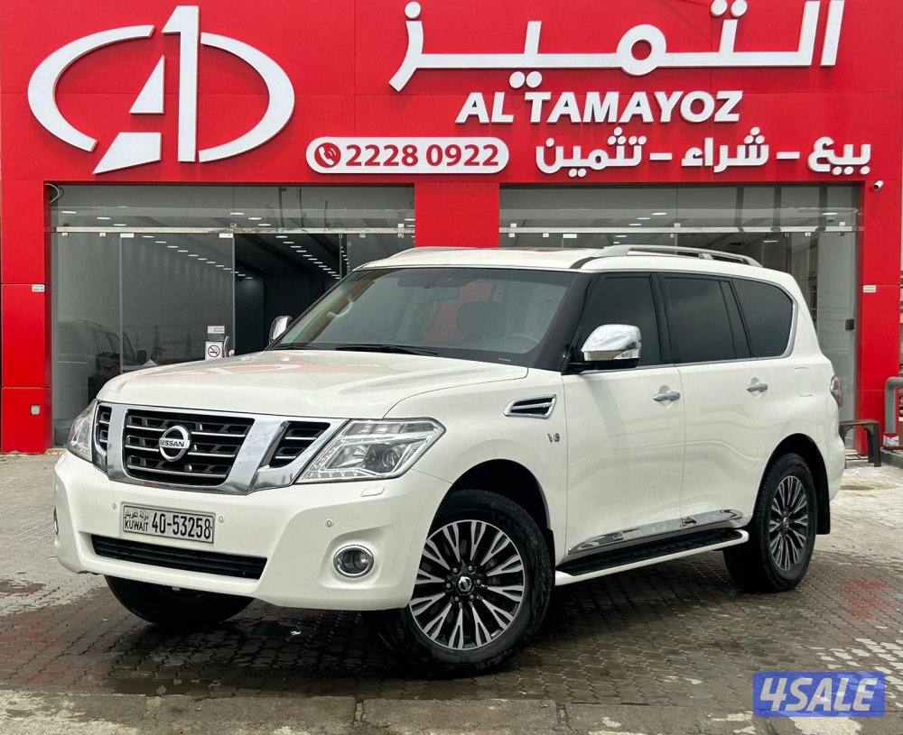 نيسان باترول تيتانيوم .V8 موديل 2017 ماشى 318.000 k.m  وارد البابطين0