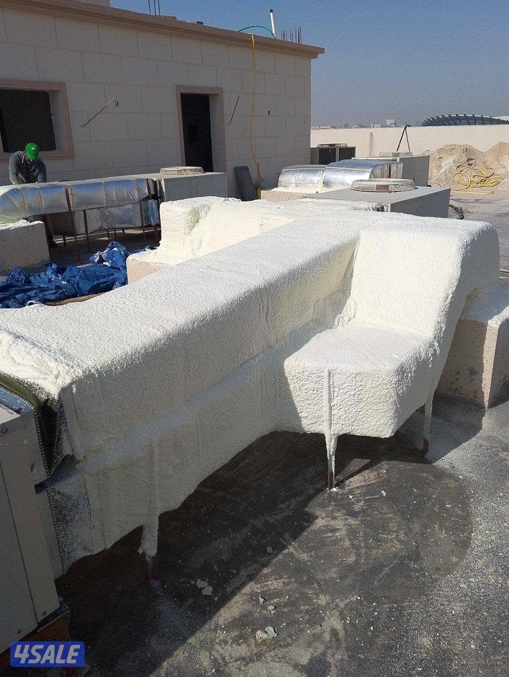 عازل رش امريكي كربي ودكات تكيف جميع انواع العازل المائي والحراري1