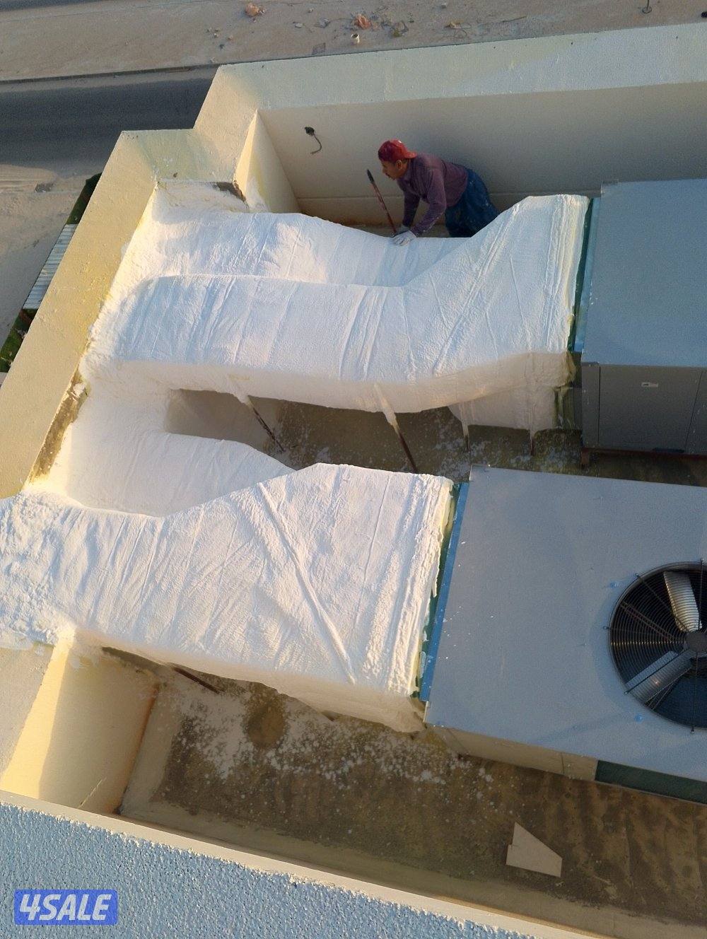 عازل رش امريكي كربي ودكات تكيف جميع انواع العازل المائي والحراري2