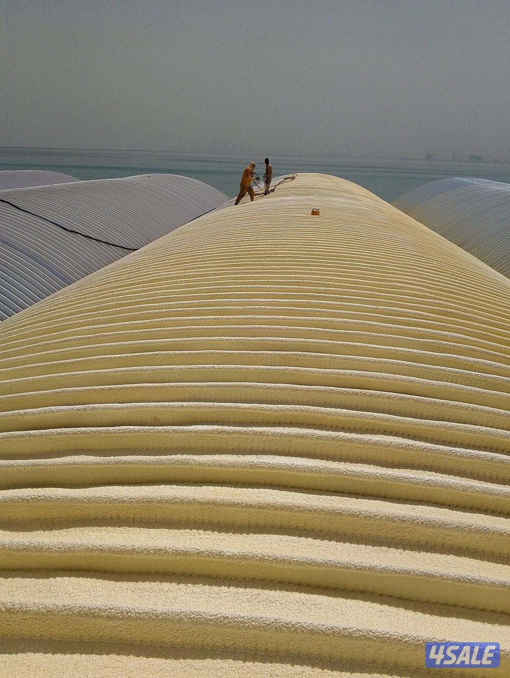 عازل رش امريكي كربي ودكات تكيف جميع انواع العازل المائي والحراري4