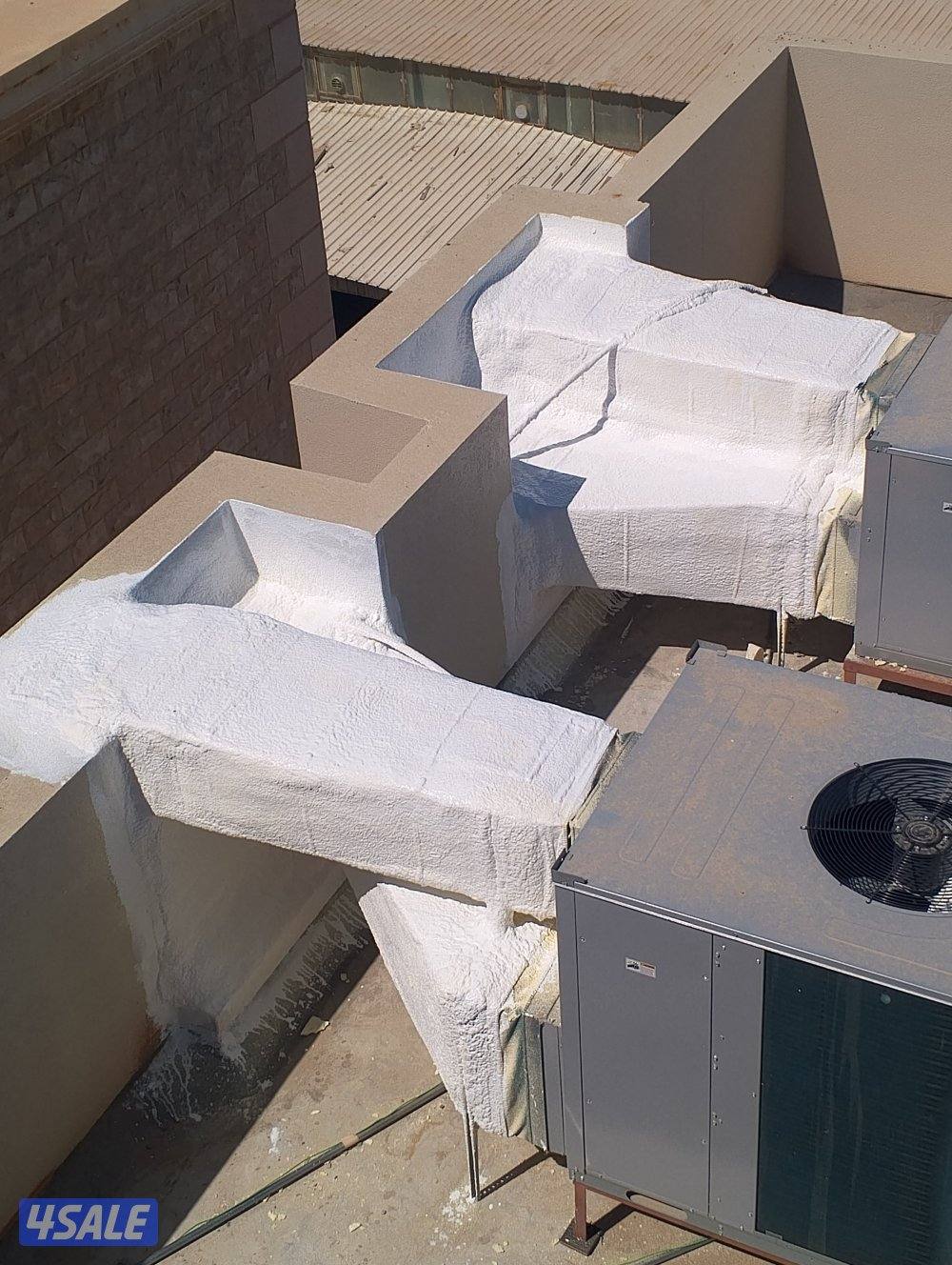 عازل رش امريكي كربي ودكات تكيف جميع انواع العازل المائي والحراري6