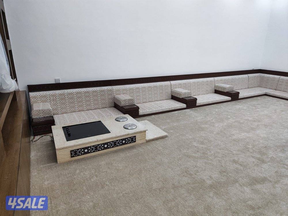 تركيب سجاد فندقي ومشجر وساده تركي قص بالمتر تفصال مساند ظهر3