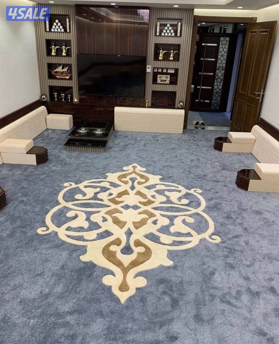 تركيب سجاد فندقي ومشجر وساده تركي قص بالمتر تفصال مساند ظهر11