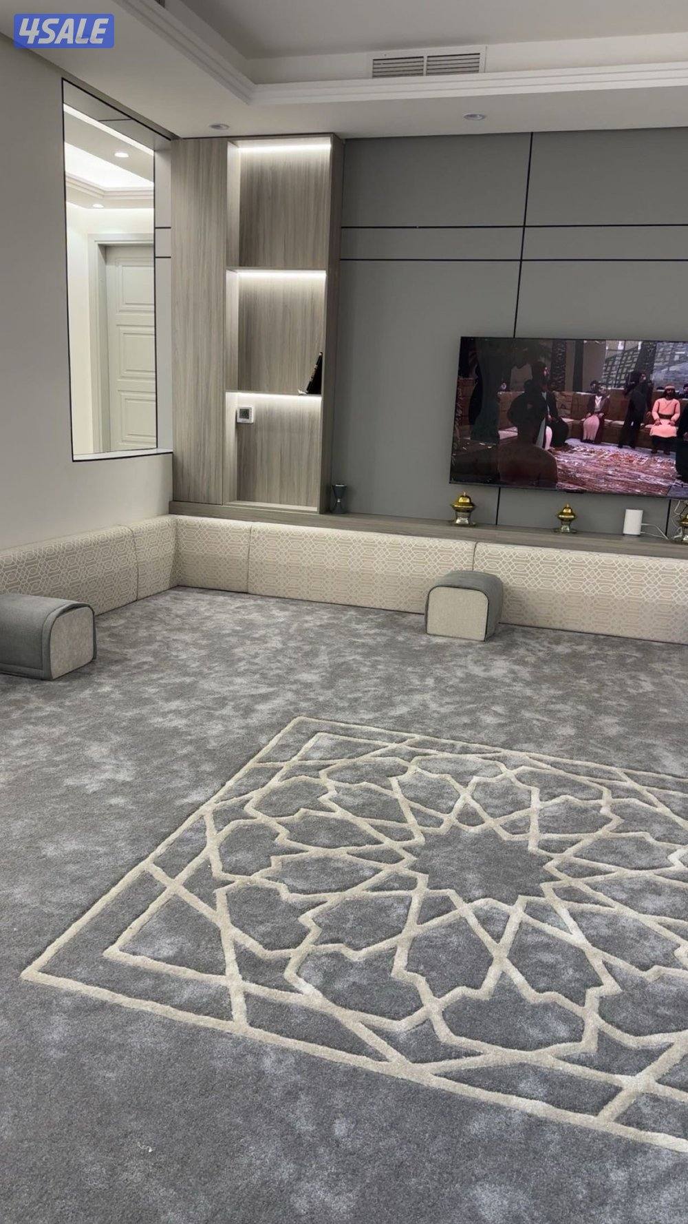 تركيب سجاد فندقي ومشجر وساده تركي قص بالمتر تفصال مساند ظهر12