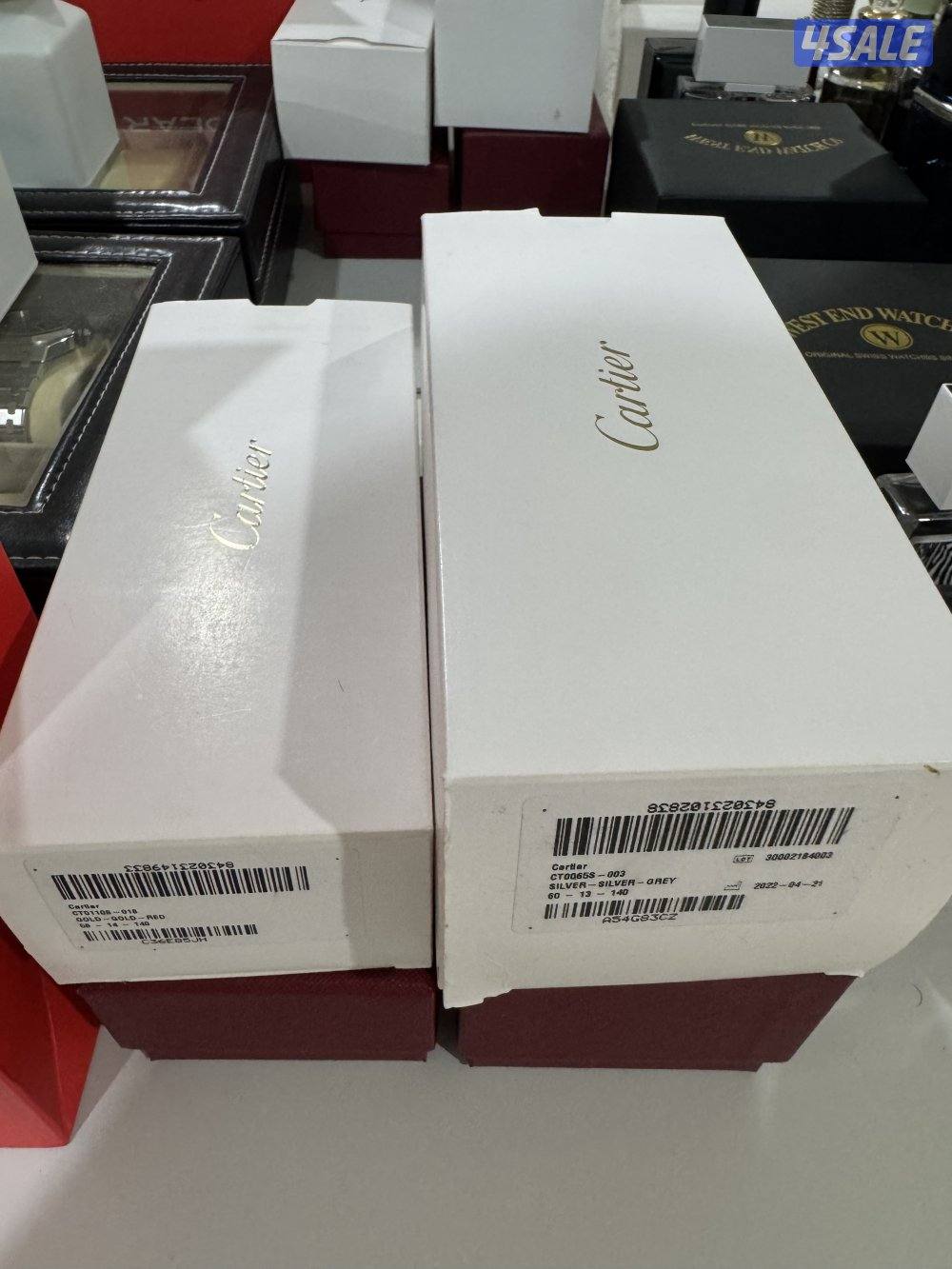 للبيع نظارتين كارتير جدد غير مستخدمين مقطوعين من الوكيل1