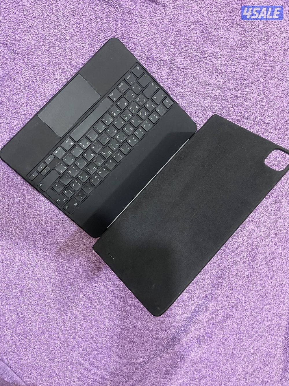 للبيع كيبورد ابل ماجيك الاصلي حجم 12.9 انش نظيف وشغال تمام7