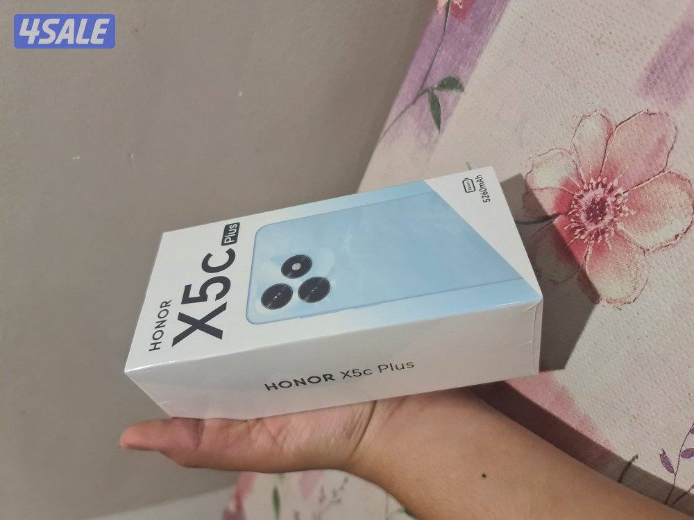 هونور اكس 5 سي جديد بتغليف المصنع قوي جدا على سعره0