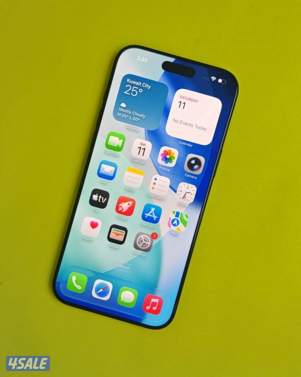 ايفون 16 برو ماكس 256 جيجا تيتانيوم أسود بطارية 90% iPhone 16 Pro Max2