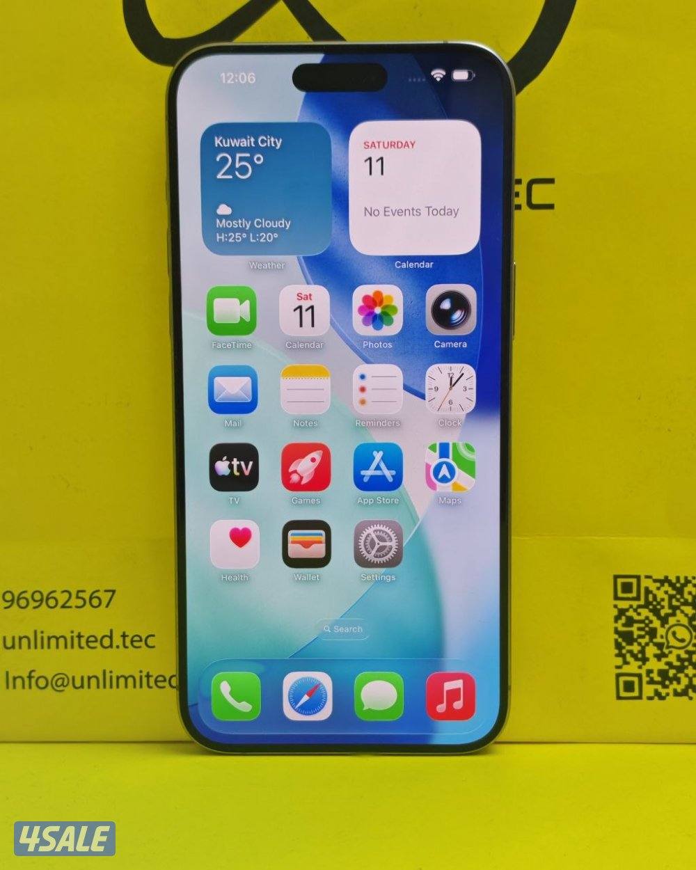 ايفون 15 برو ماكس 512 جيجا تيتانيوم طبيعي بطارية 83% iPhone 15 Pro Max2